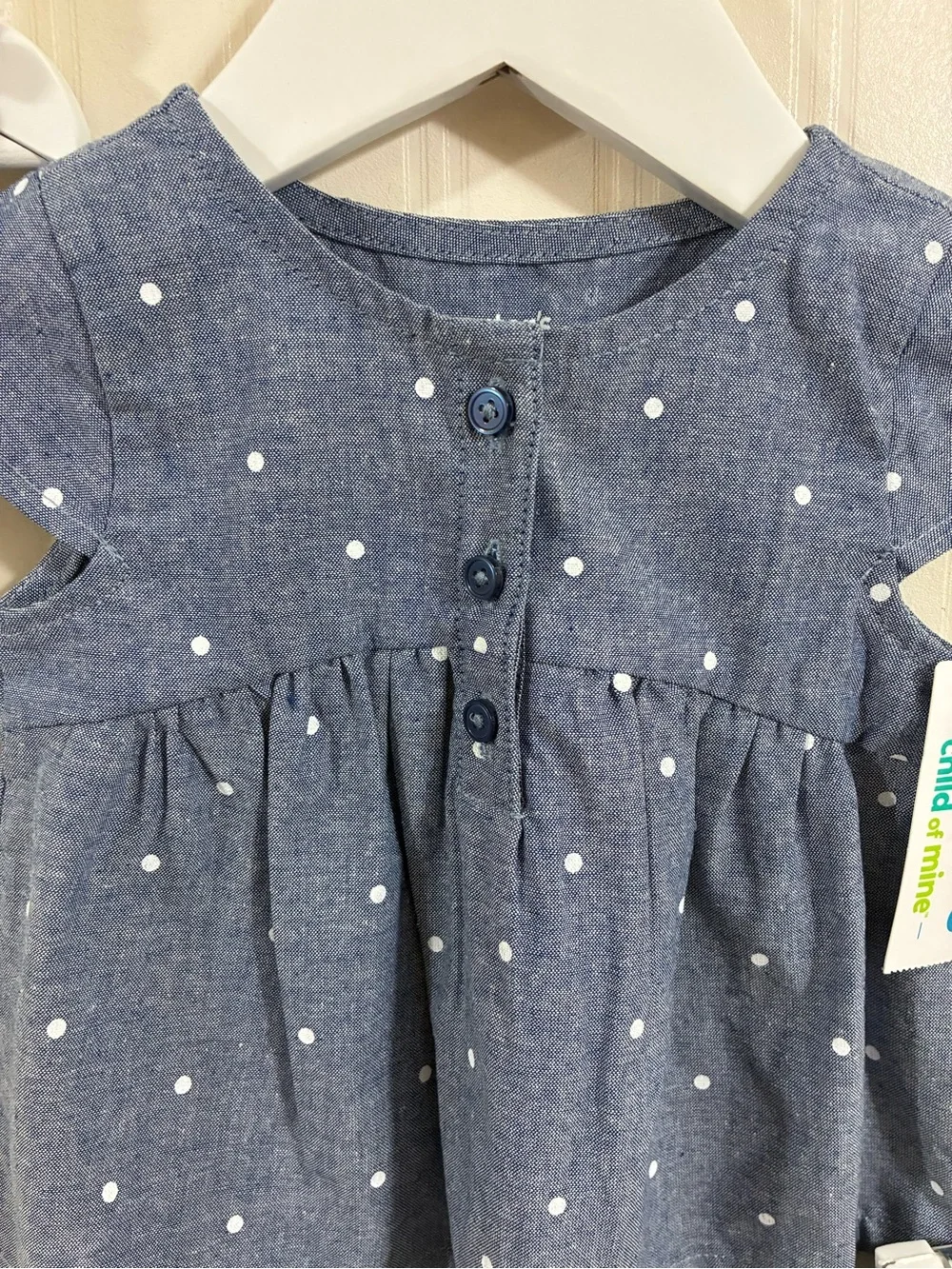 Carter's Blue Polka Dot Two-Piece Baby Outfit